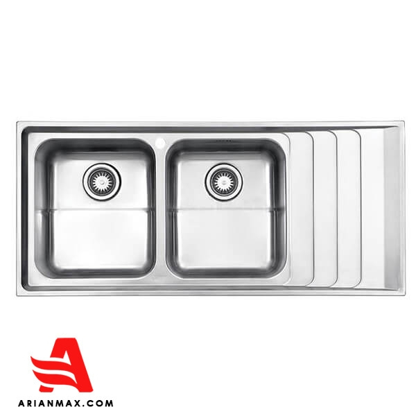 سینک استیل البرز مدل 734 توکار